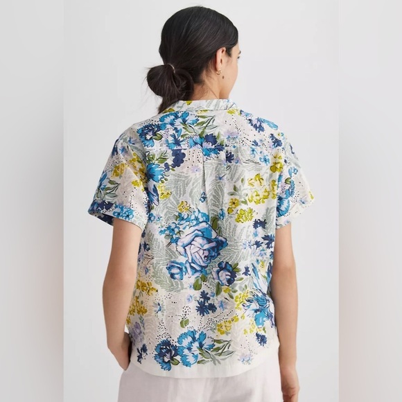 Anthropologie Printed Surf Shirt Sz Small - Picture 11 of 13